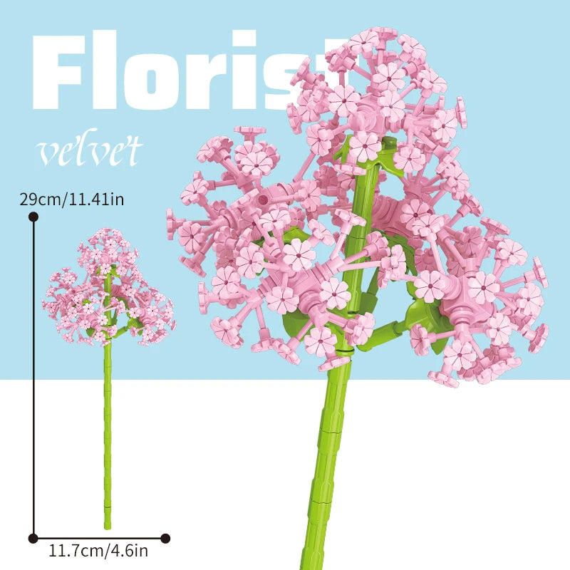 DIY Flower Building Block Bouquet