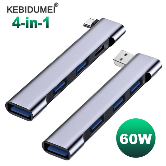 4-in-1 USB-C Hub Adapter