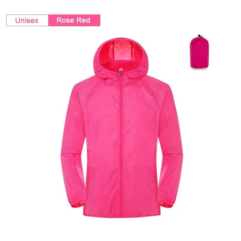 Unisex Waterproof Windbreaker Outdoor Jacket