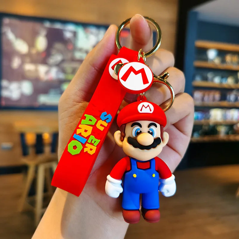 Super Mario Keychain Figure Set