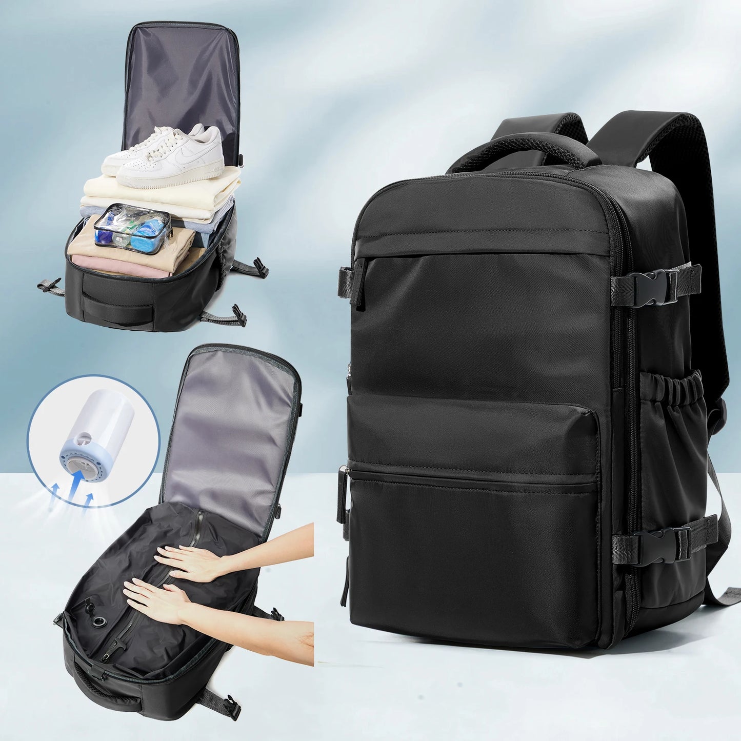 Vacuum Large Capacity Travel Backpack