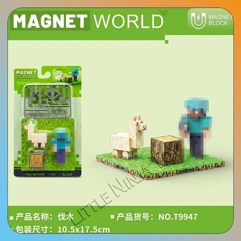 Magnetic Animal Building Blocks Toy