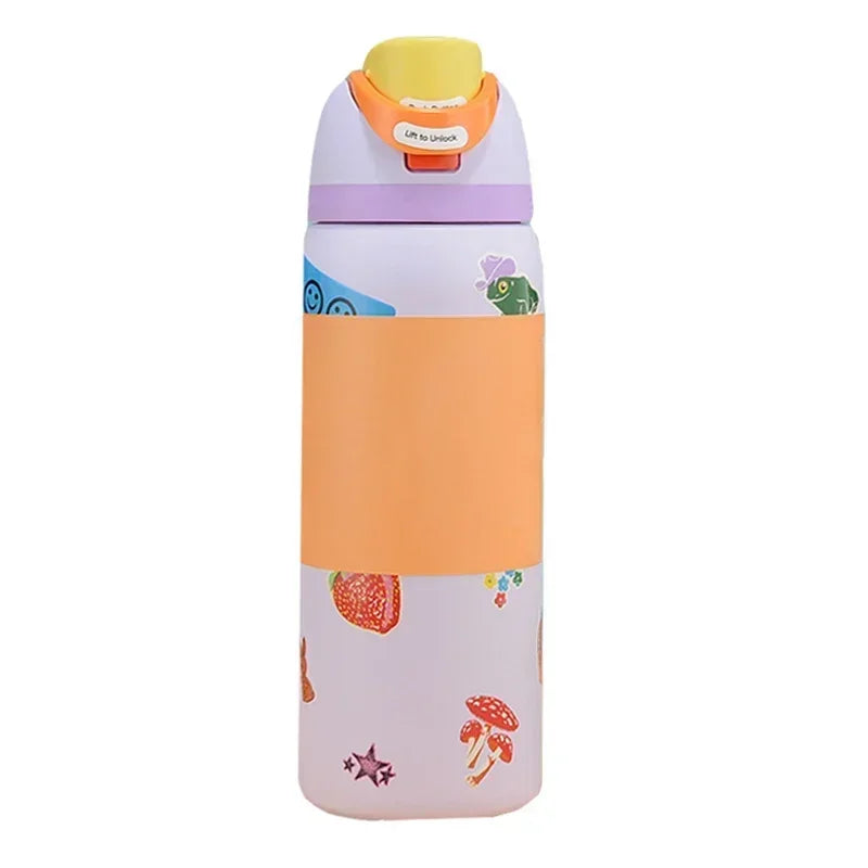Owala Flower Pink Straw Bottle
