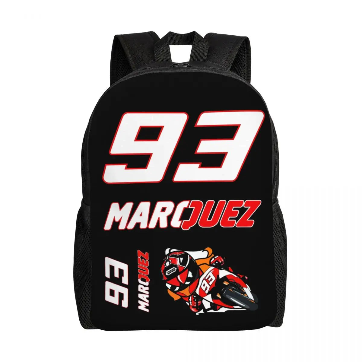 Motorcycle Marquez School Travel Backpack