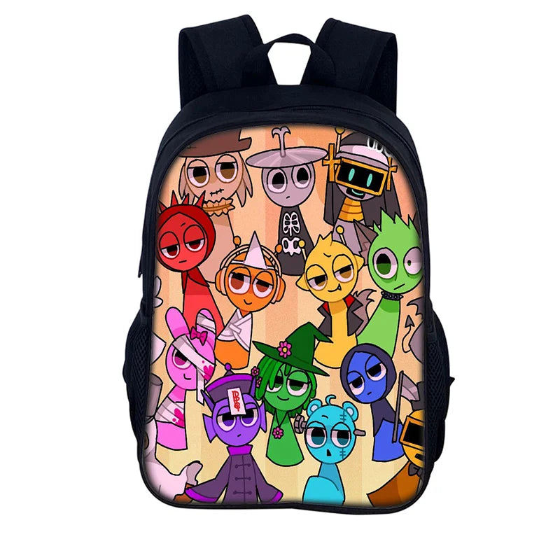 Sprunki Incredibox Student School Backpack