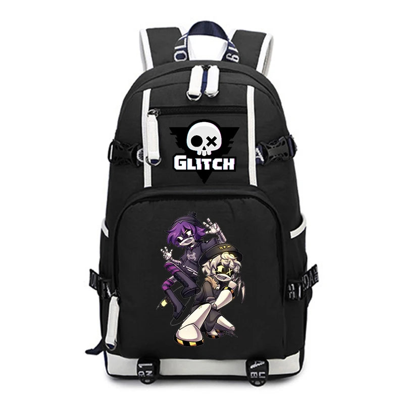Anime Murder Drones Canvas Backpack