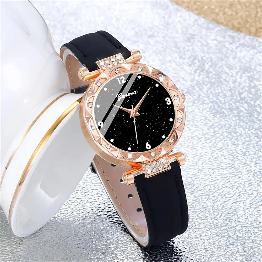 Luxury Women’s Watches 5Pcs Set