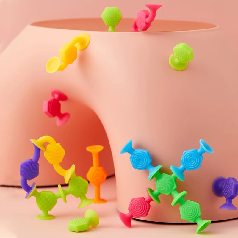 Suction Cup Building Toy Set