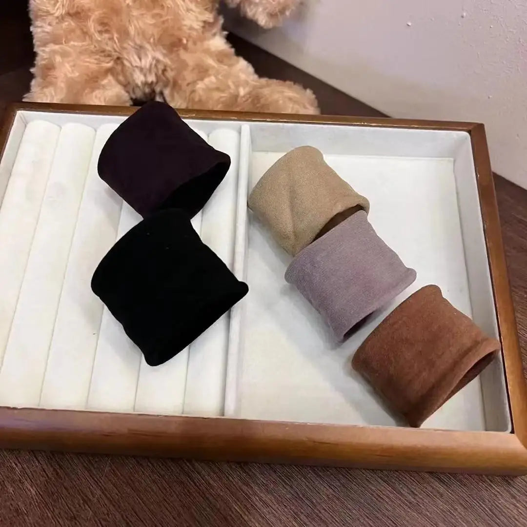 Solid Hair Tie Scrunchies Set