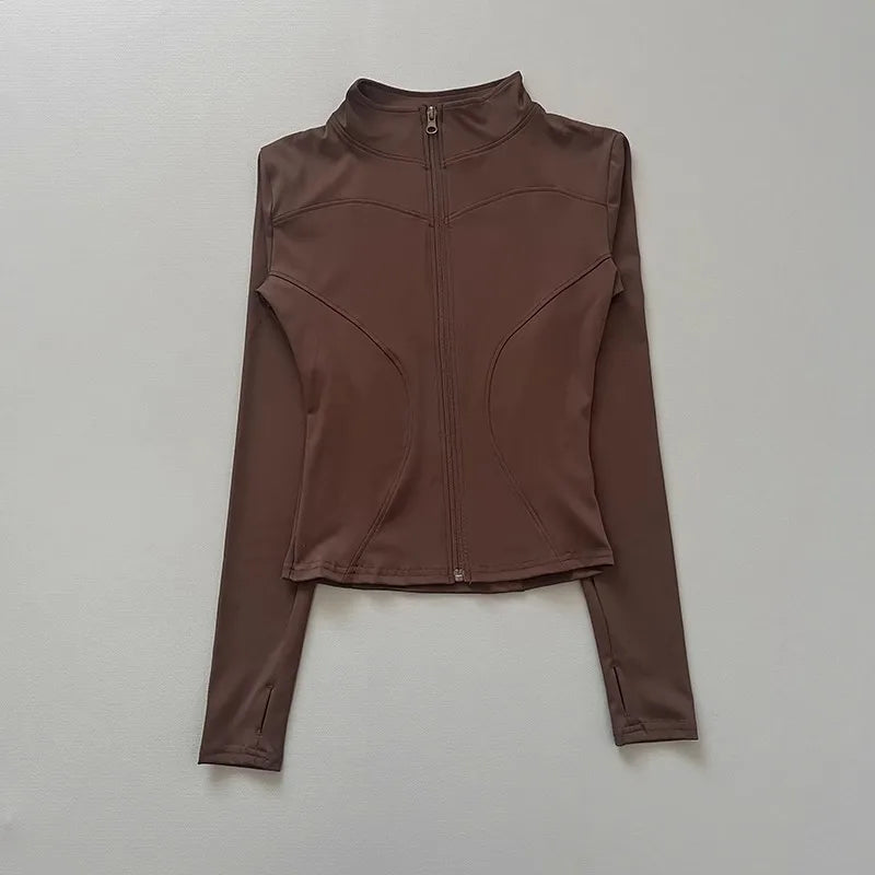 Women’s Slimming Workout Zip Jacket