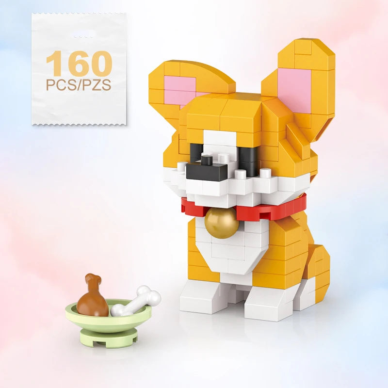 Cute Animal Mini Building Blocks