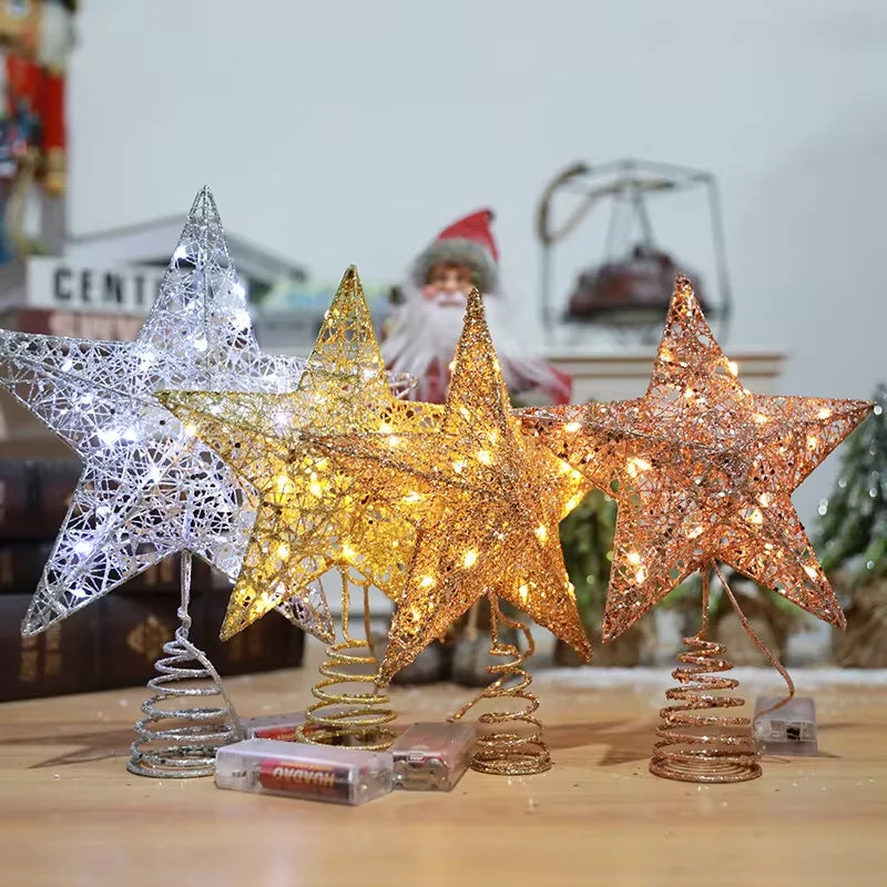 Christmas Tree Pentagram LED Topper