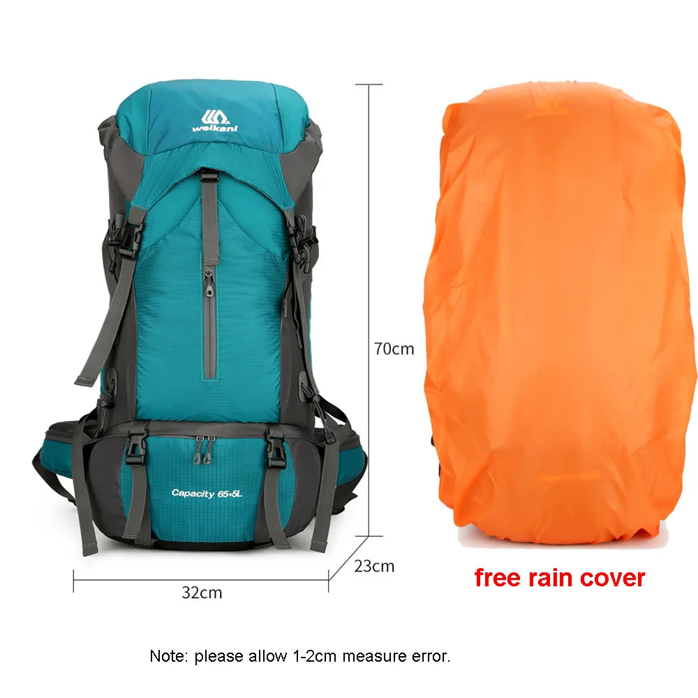 70L Outdoor Hiking Camping Backpack