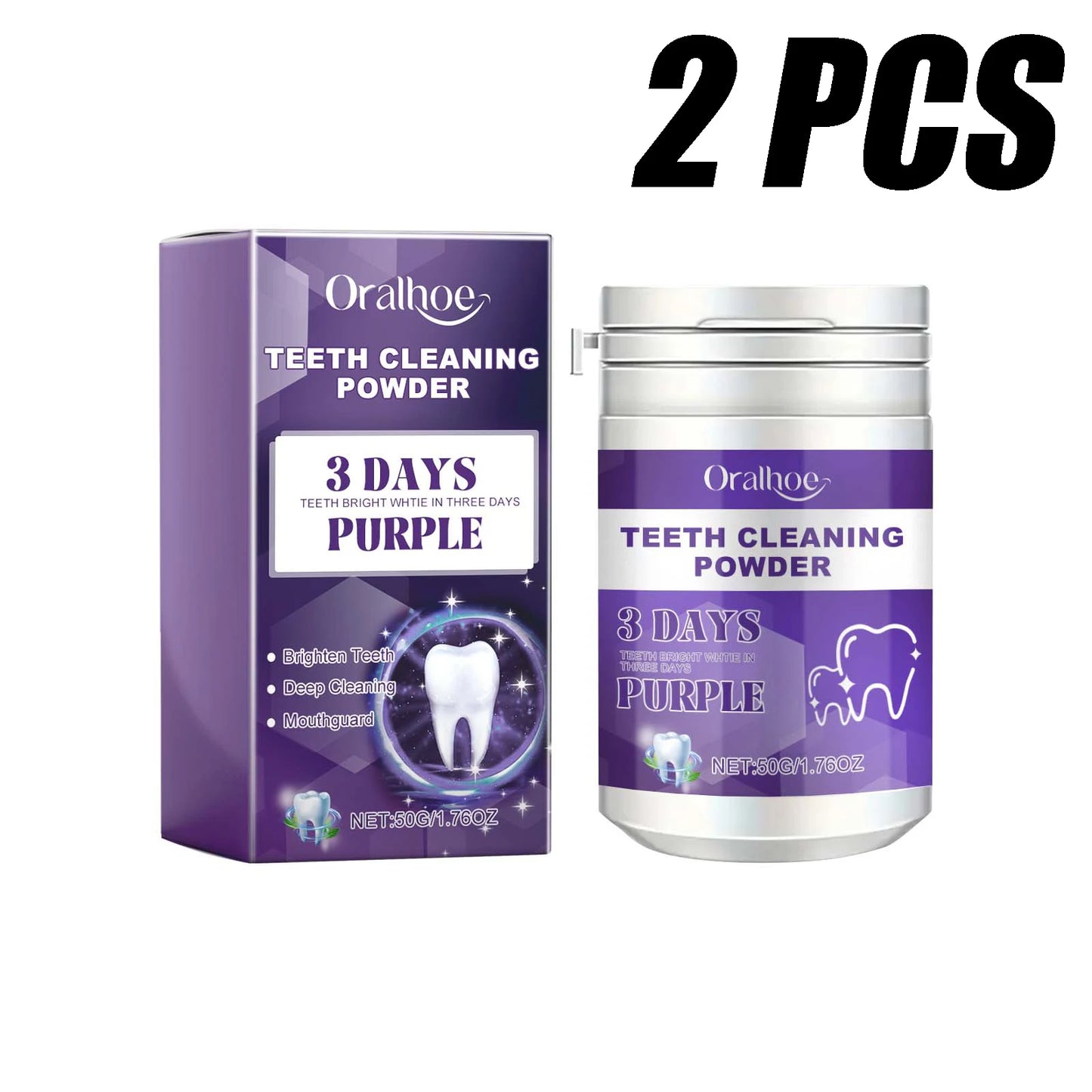 Purple Orthopedic Teeth Whitening Toothpaste