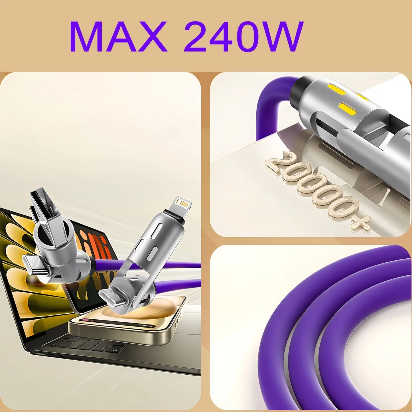 4-in-1 USB C Cable