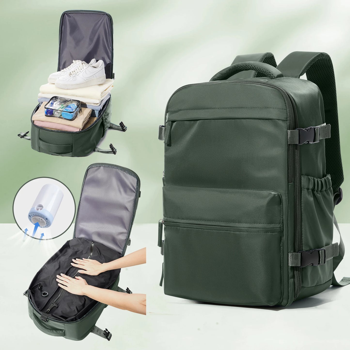 Vacuum Large Capacity Travel Backpack
