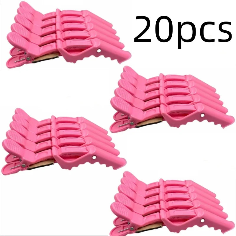 5-30pcs Alligator Hair Clip Plastic Nonslip Hairpin Black Pink Durable Hair Clamp Hairdressing Styling Accessories for Woman Man