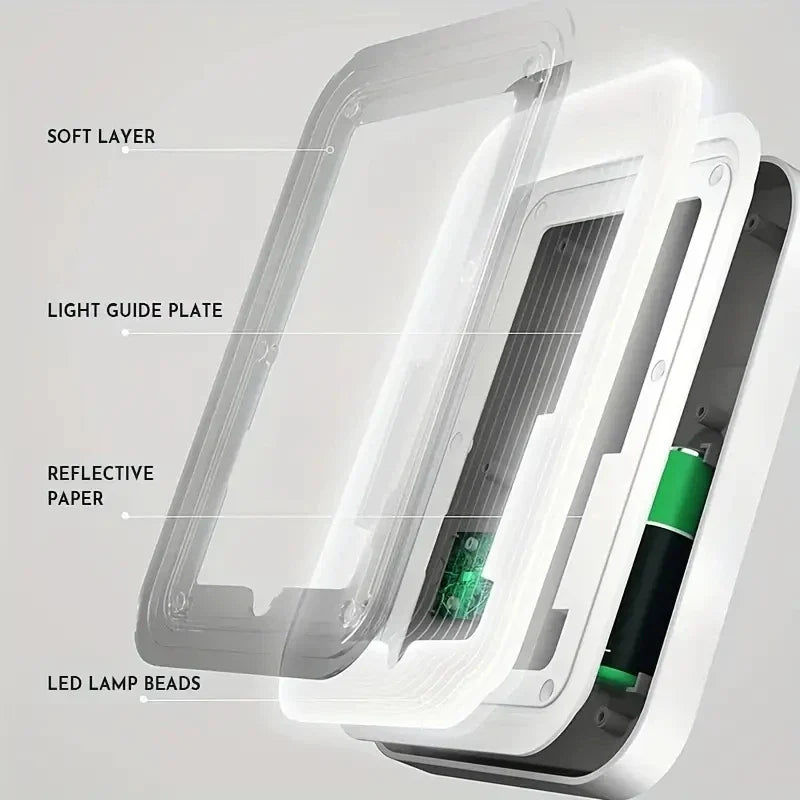 LED Touch Screen Folding Mirror