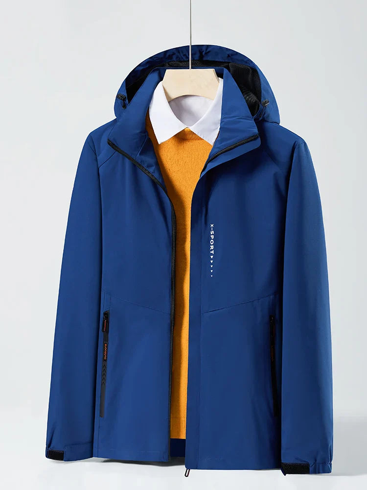 Unisex Waterproof Hooded Windbreaker