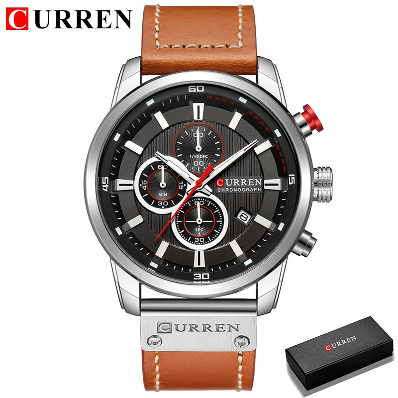 CURREN Luxury Chronograph Men’s Watch