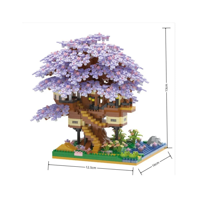 Pink Cherry Tree Building Blocks