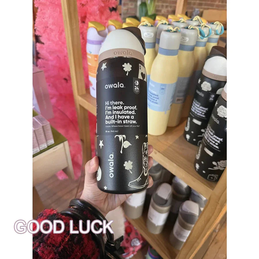 Owala Stainless Steel Water Bottle with Straw