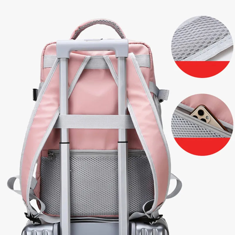 Women’s Waterproof Anti-Theft Travel Backpack