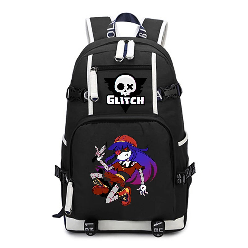 Anime Murder Drones Canvas Backpack