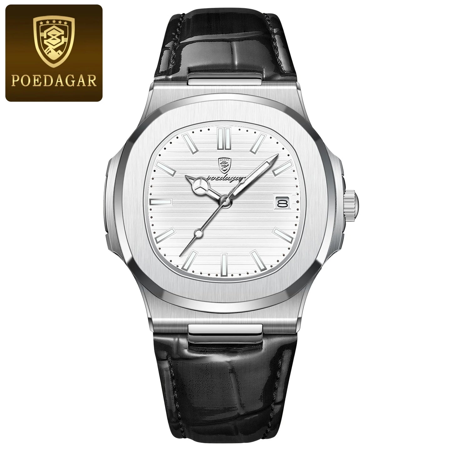 POEDAGAR Luxury Waterproof Luminous Men’s Watch