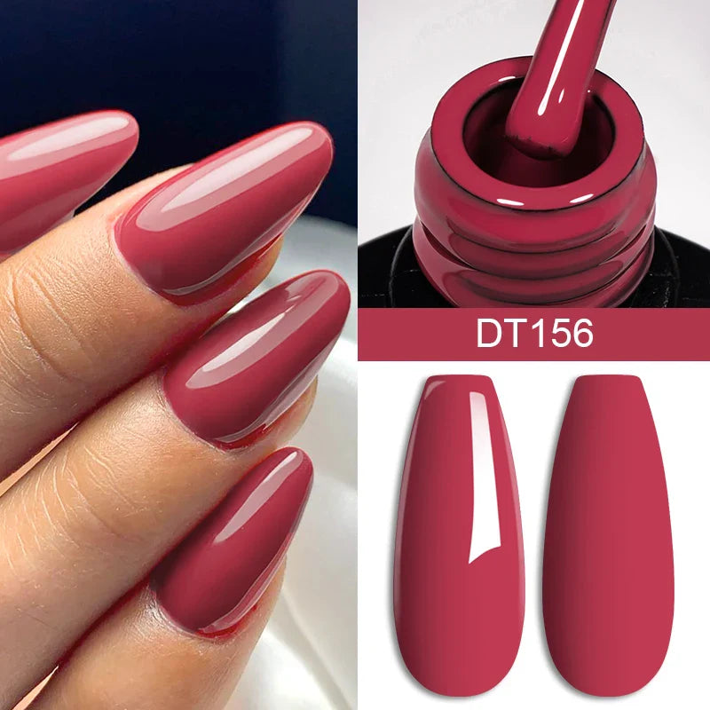 MEET ACROSS Red Gel Polish