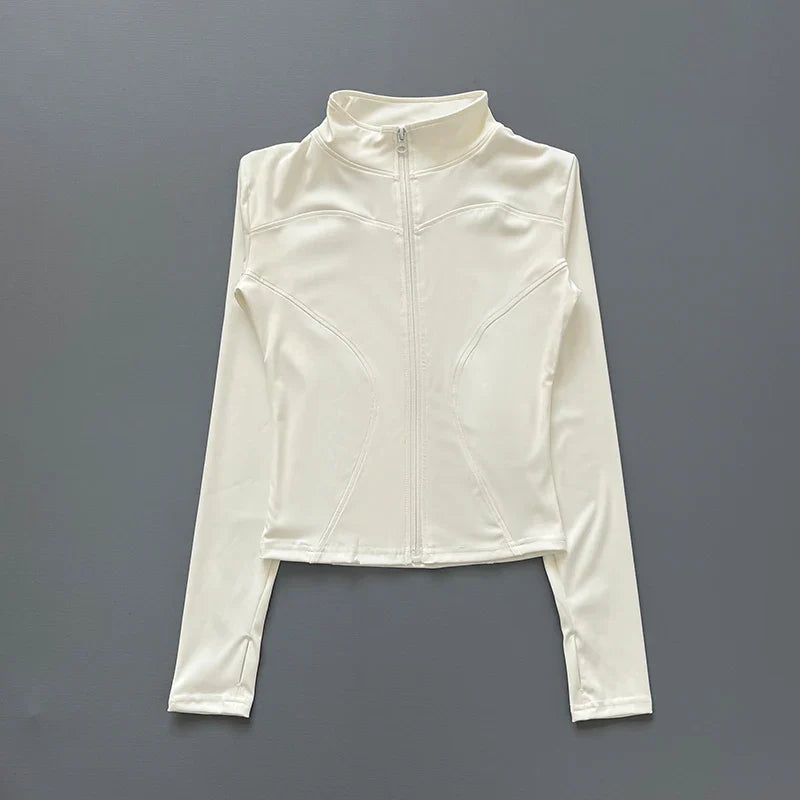 Women’s Slimming Workout Zip Jacket