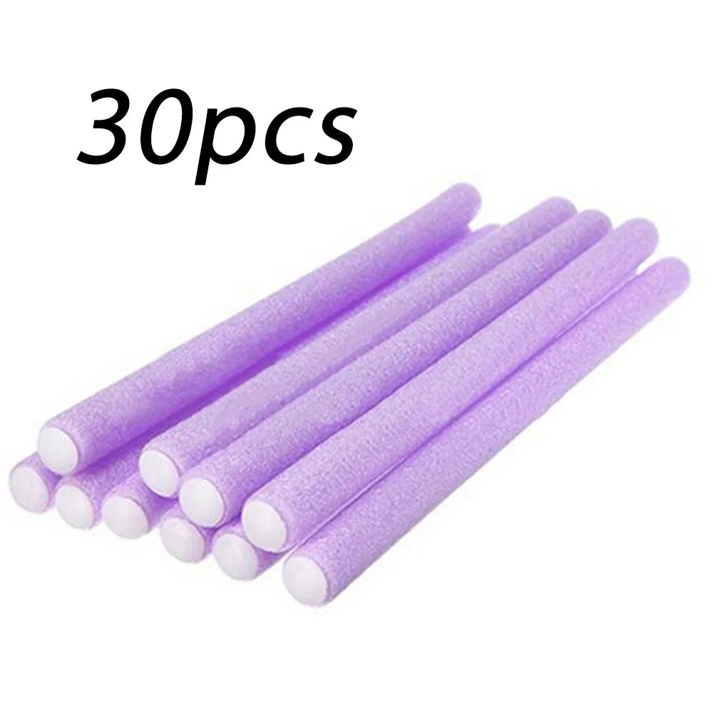 10pcs Universal Perm Curling Bar Hair Curling Stick Colorful Sponge Curling Iron Pearl Cotton Eva Curling Iron
