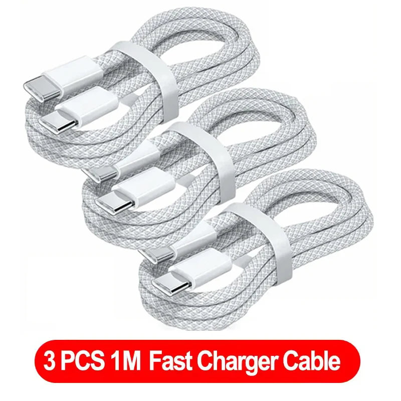 3PCS 100W USB C Cables