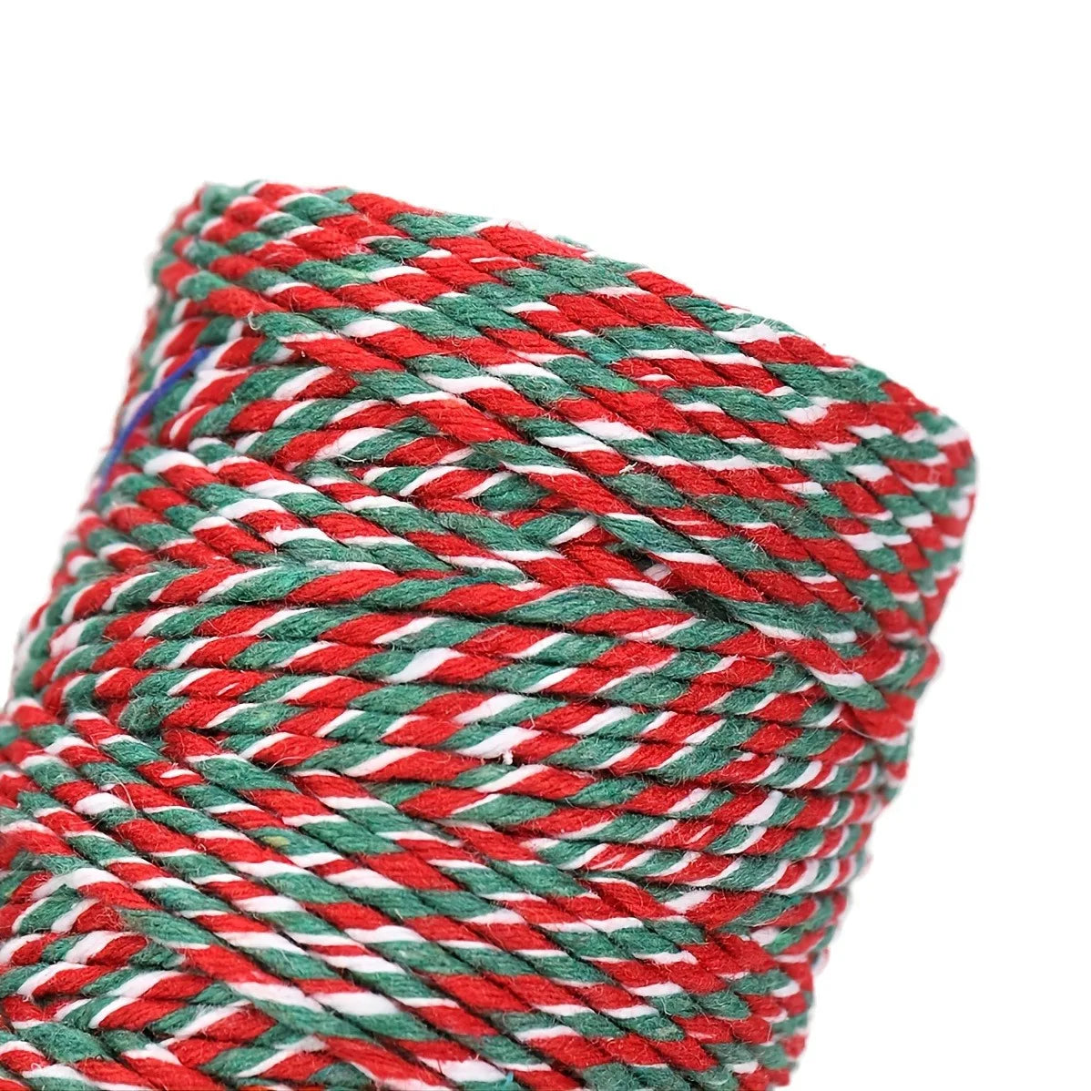 Christmas Red Green Cotton Rope
