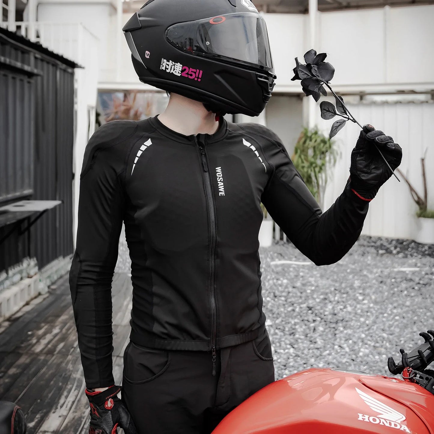 WOSAWE Motorcycle Armor Protection Jacket