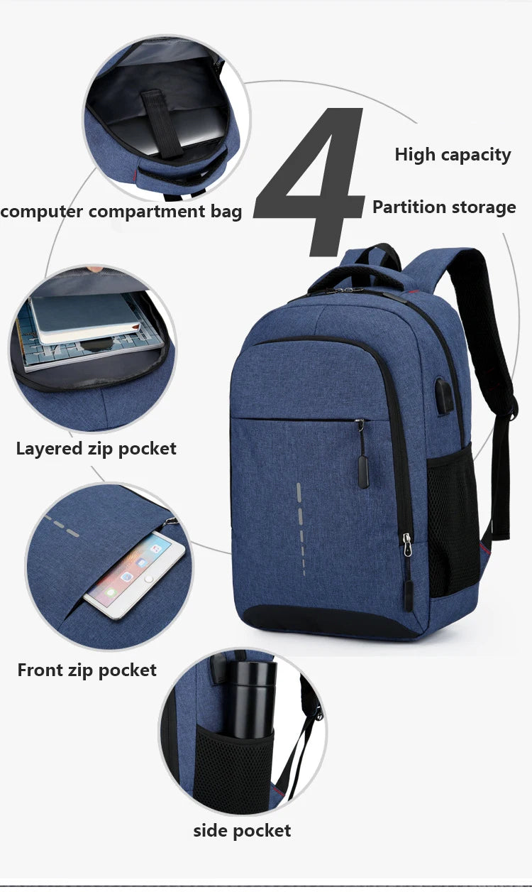 Men’s Waterproof Lightweight Laptop Backpack