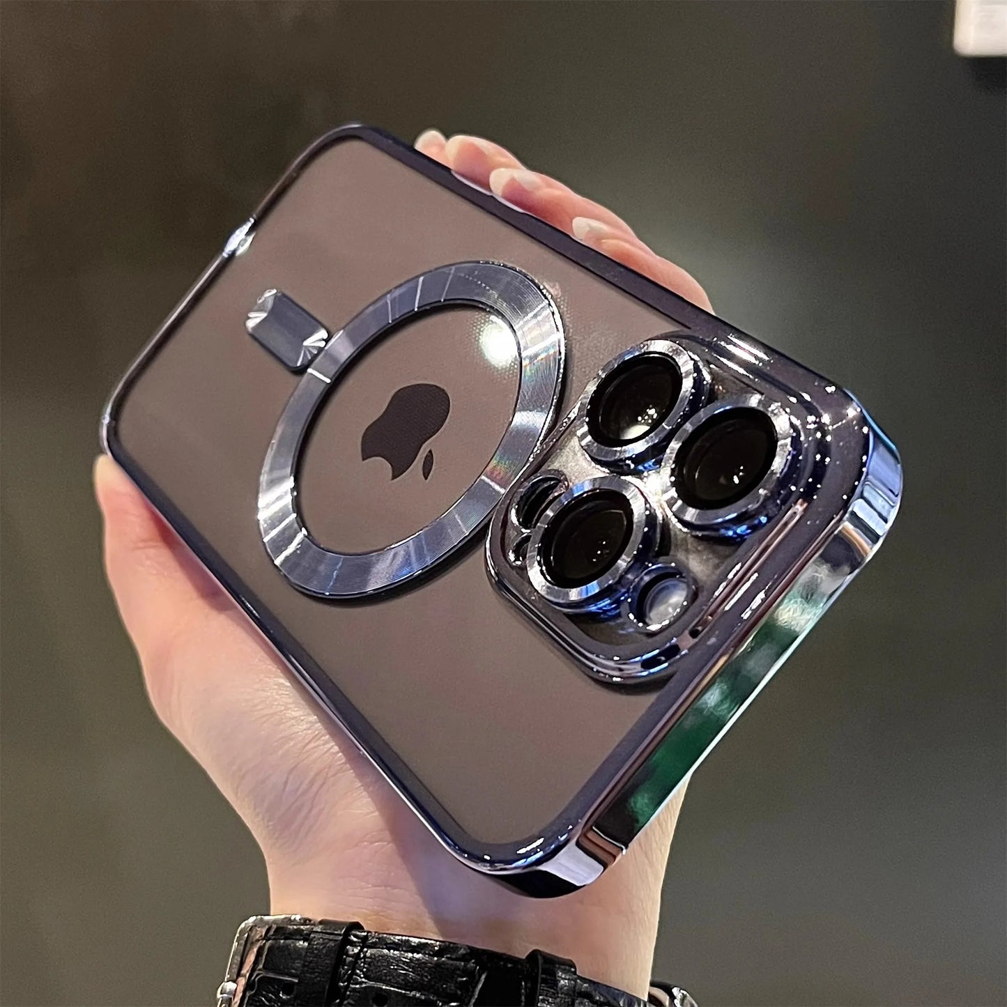 Luxury Magnetic Clear MagSafe Case