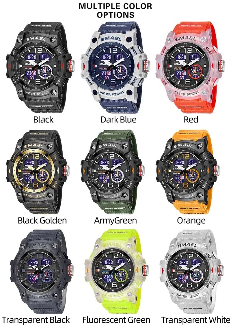 SMAEL Military Sport Waterproof Men’s Watch