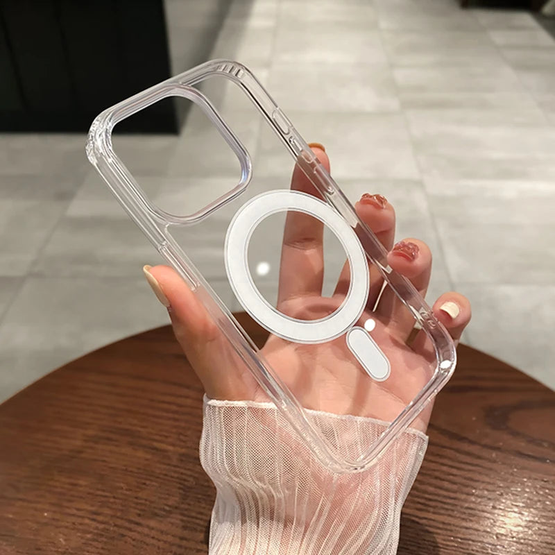 MagSafe Transparent Wireless Charging Case