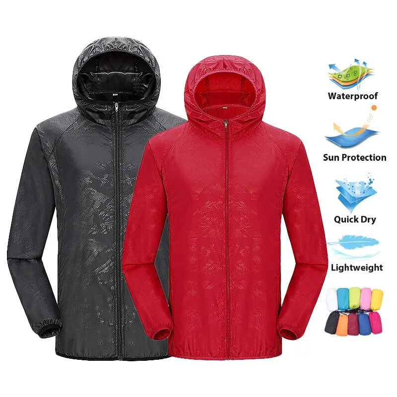 LNGXO Unisex Waterproof Hiking Jacket