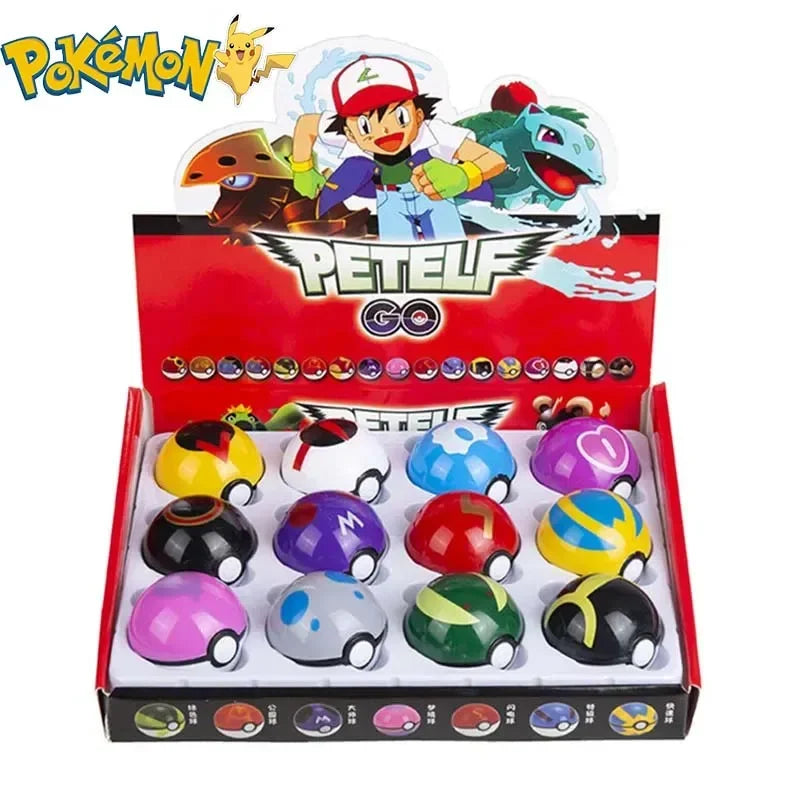 Pokemon Pikachu Pokeball Figure Set