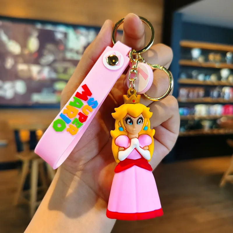 Super Mario Keychain Figure Set