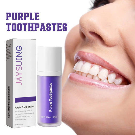Purple Orthopedic Teeth Whitening Toothpaste