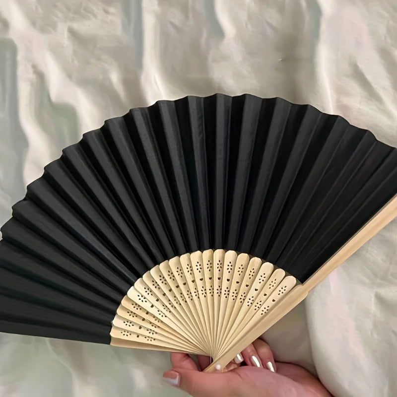 Multicolor Bamboo Hand Folding Fans