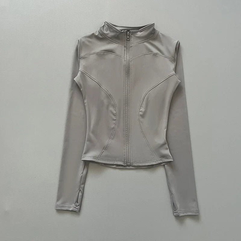 Women’s Slimming Workout Zip Jacket