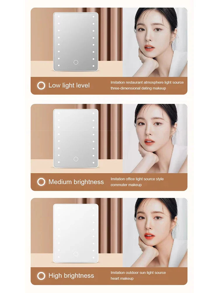 360° Rotating Touch Makeup Mirror