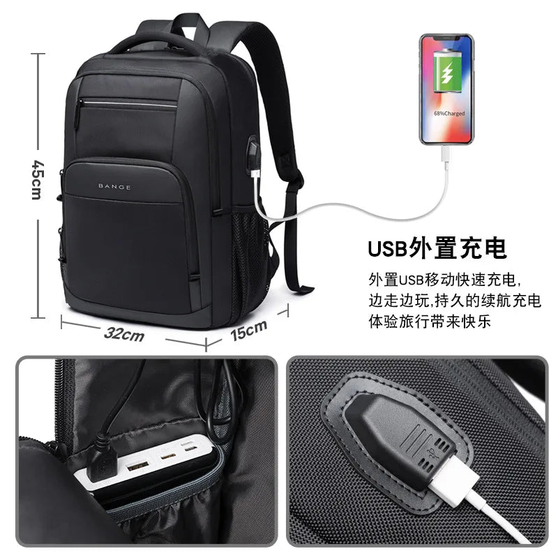 Bange Waterproof Business Laptop Backpack