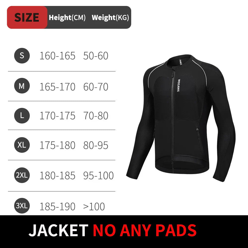 WOSAWE Motorcycle Armor Protection Jacket