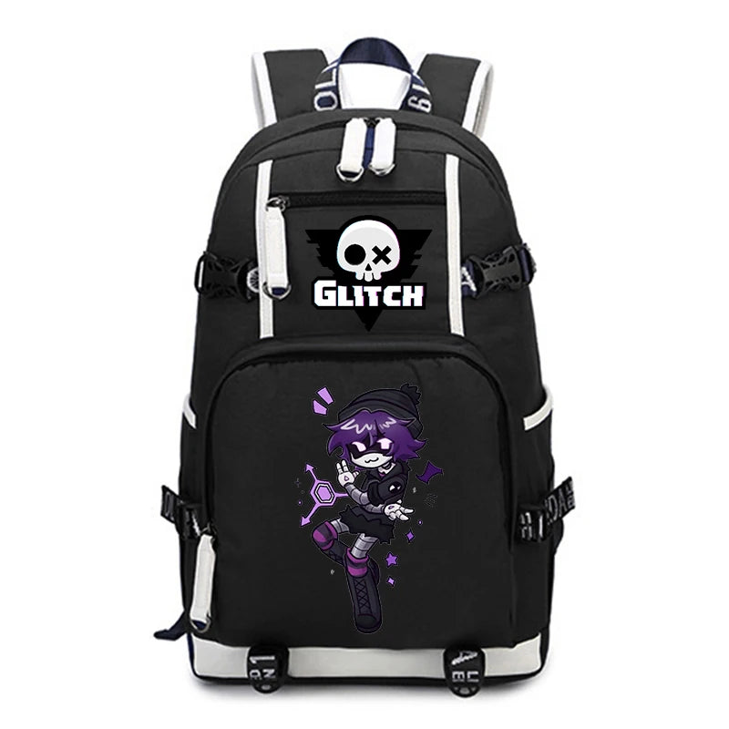 Anime Murder Drones Canvas Backpack