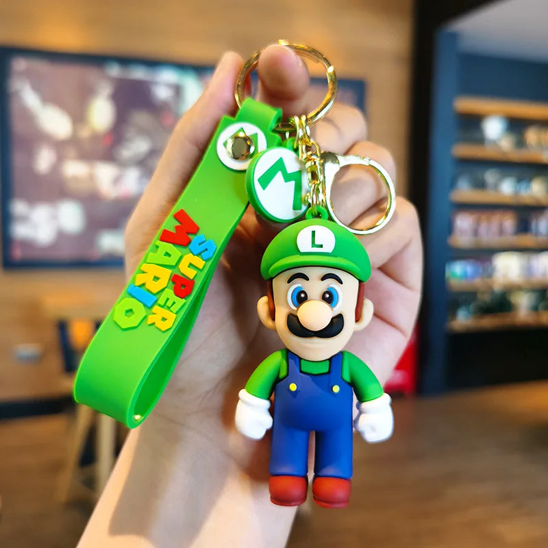 Super Mario Keychain Figure Set